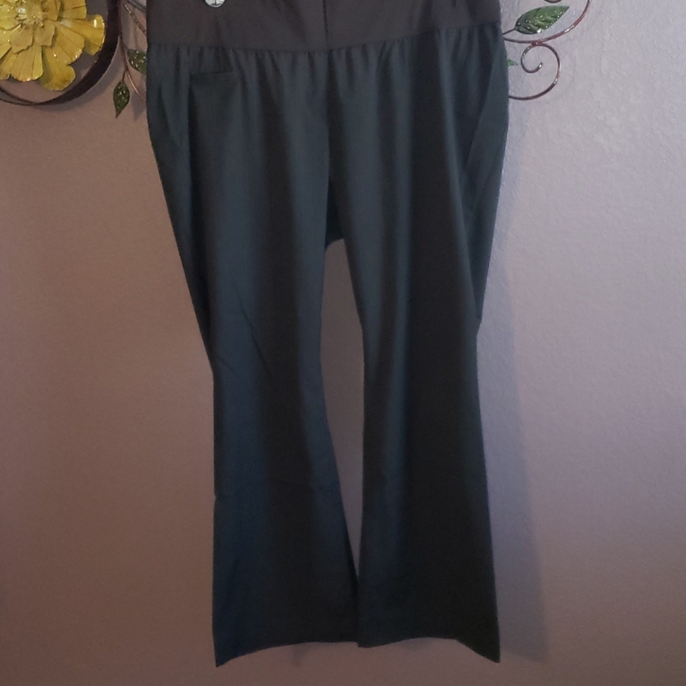 Maternity brown dress pants